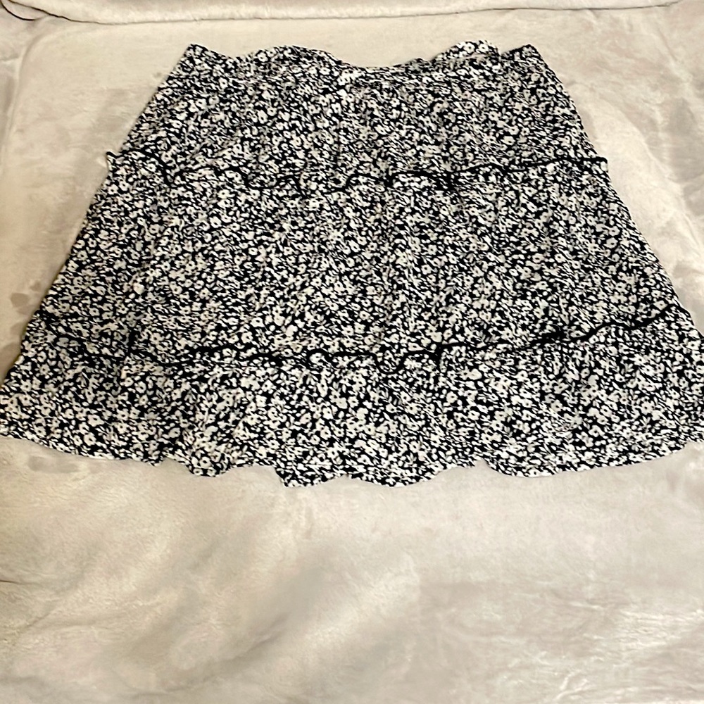 Black and white skirt